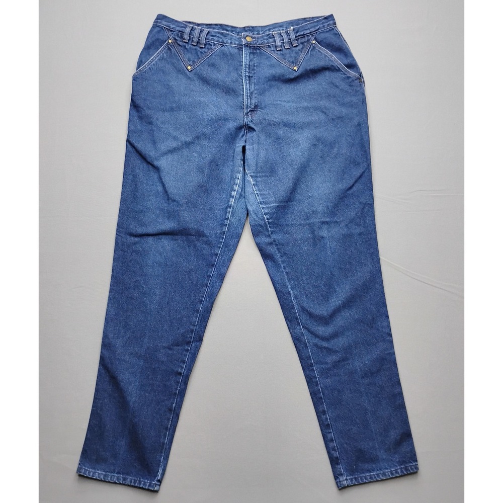 Rocky Mountain Rockies Western Jeans High Rise Women 24Vintage Made in USA